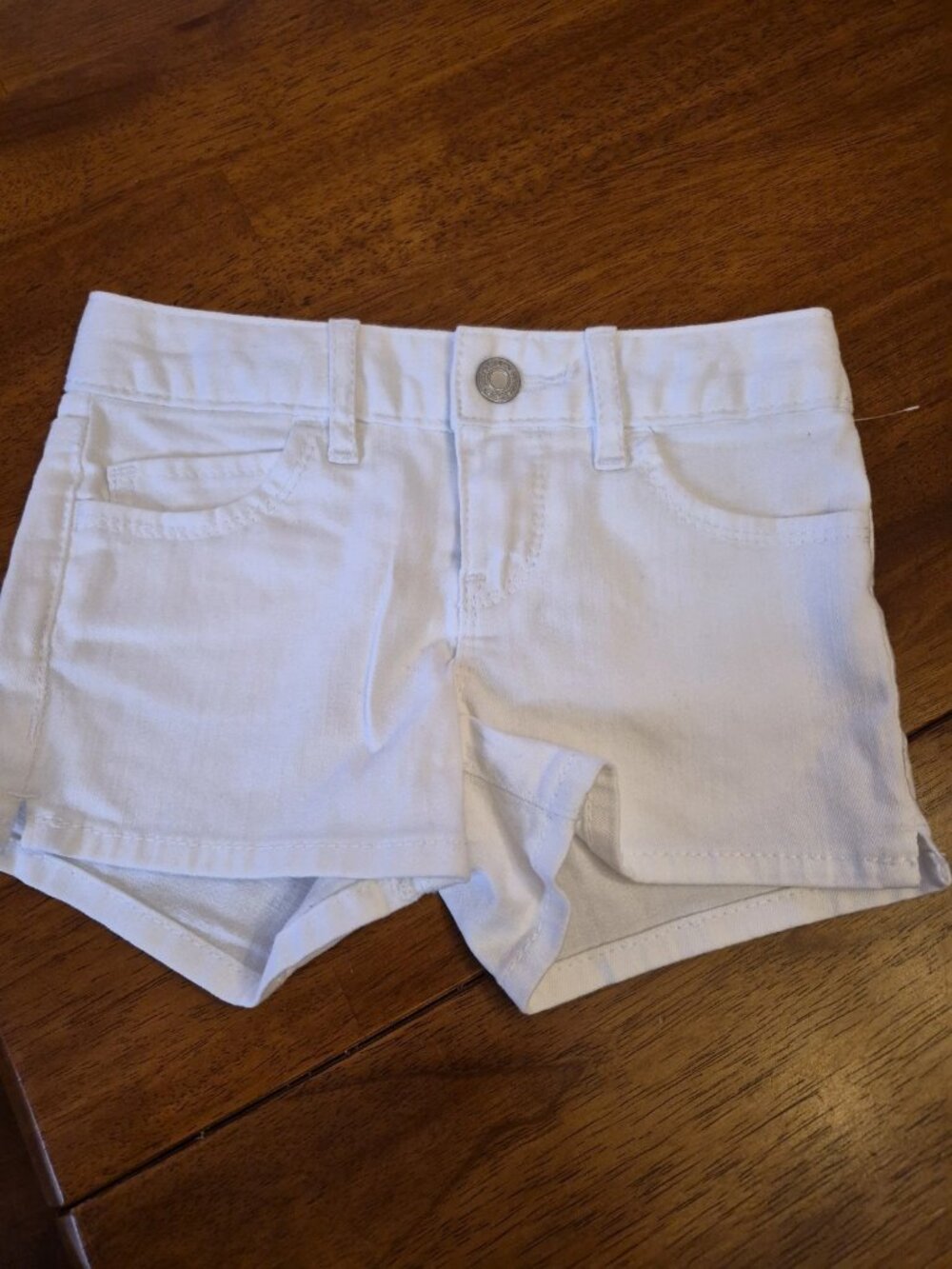 NWT Gap Kids 1969 size 6 regular shortie white shorts girls